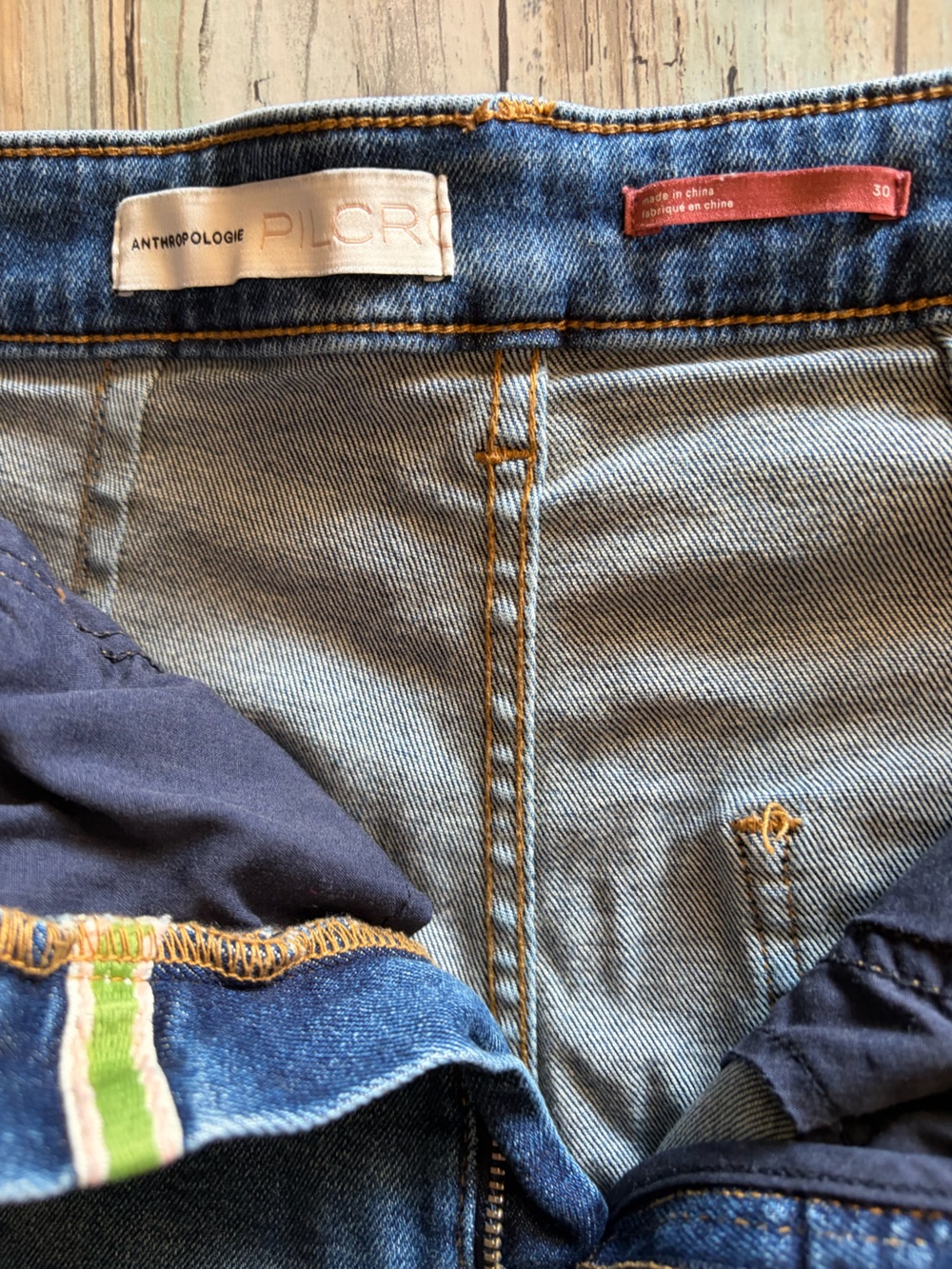 Anthropologie Pilcro Slim High Rise Cigarette Jeans Size 30 - Picture 8 of 11